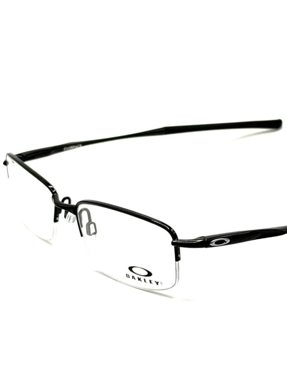 NEW OAKLEY CLUBFACE OX3102-0152 POLISHED BLACK MEN EYEGLASSES 52MM 17 143